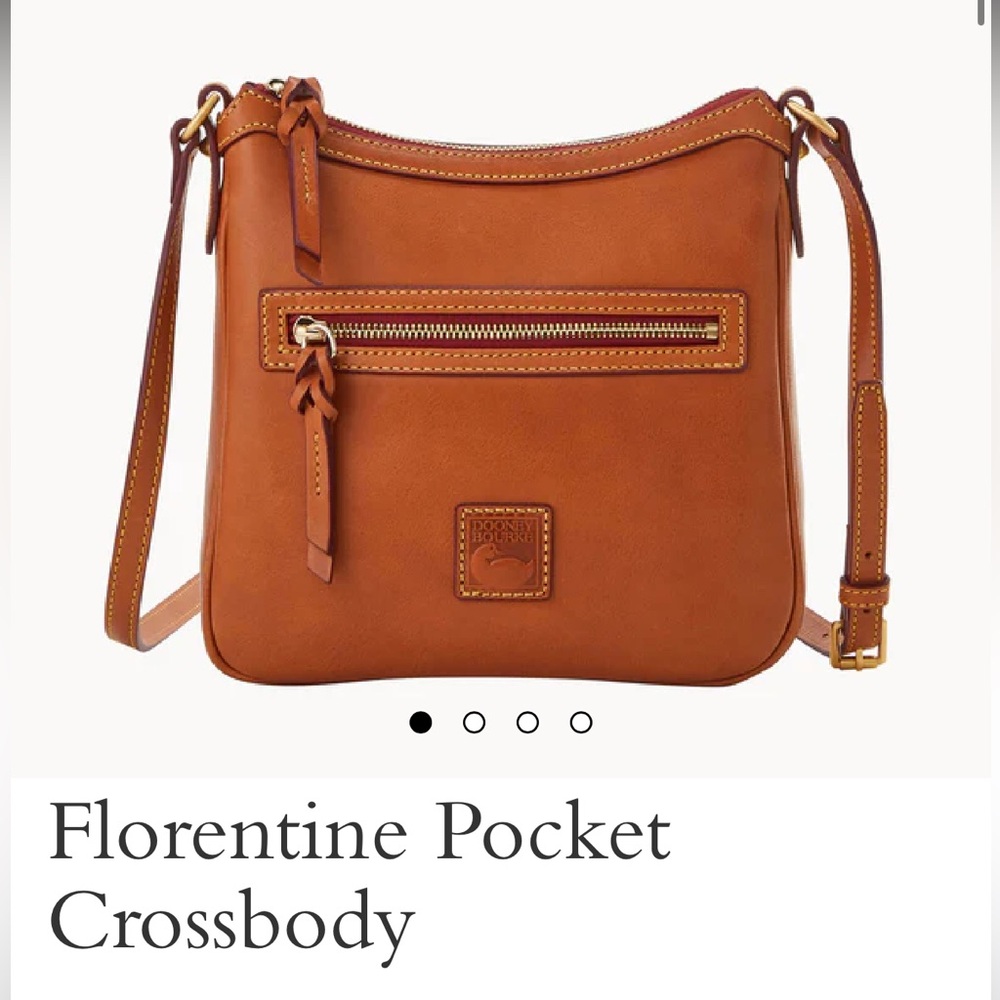 Dooney & Bourke Tan Florentine Pocket Crossbody